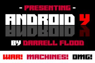 Android Y: A Futuristic Font for Web Design