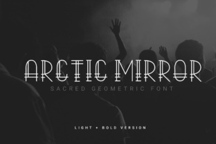Arctic Mirror Font for Web Design