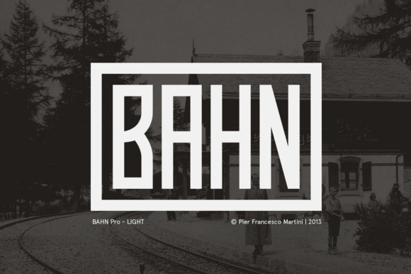 Bahn Pro Light Font