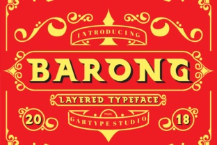 Barong: A Vintage Font for Elegant Campaigns