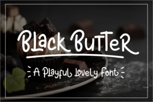 Black Butter: A Playful Display Font