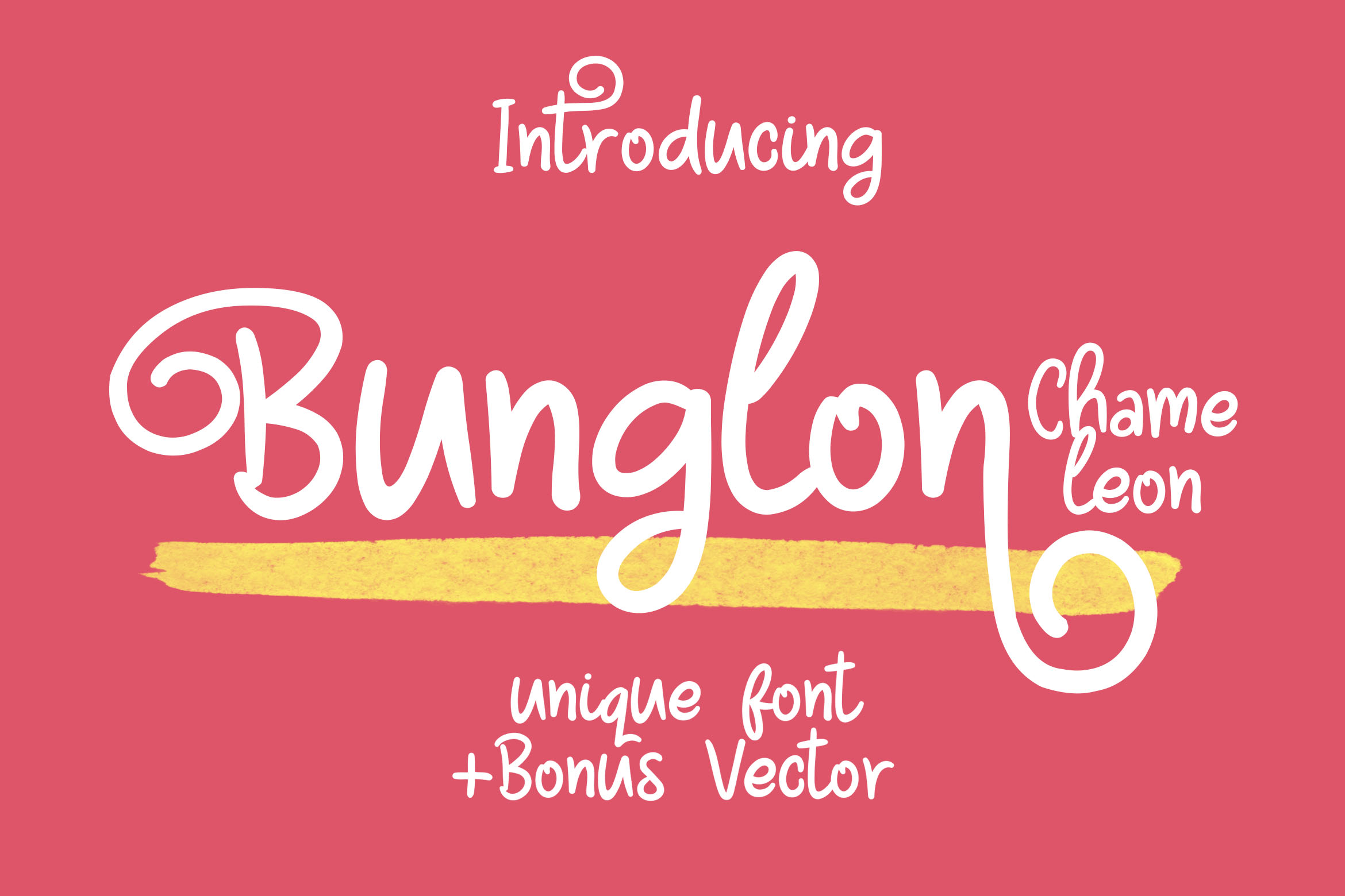 Bunglon Chameleon Font