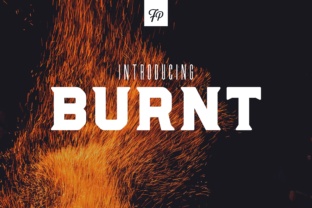 Burnt: A Bold Display Font