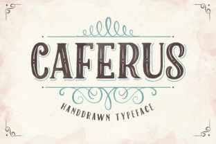 Caferus Font: Retro Style for Web Design