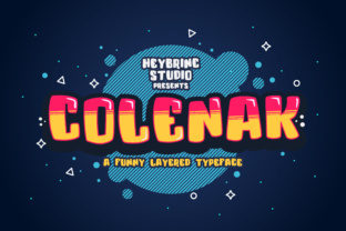 Colenak: A Bold Display Font for Designers