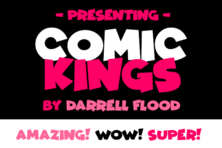 Comic Kings: A Fun Font for Bold Design