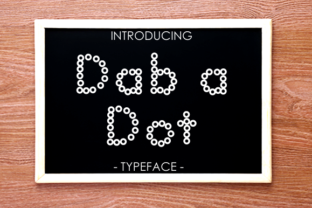 Dab a Dot: A Fun Display Font for Creative Projects