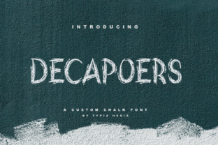 DeCapoers: A Gritty Display Font for Creative Projects