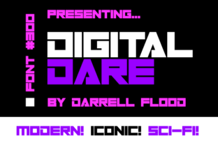 Digital Dare: A Bold Display Font