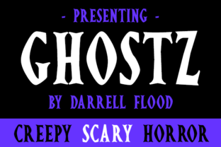 Ghostz: A Creepy Font for Creative Brands