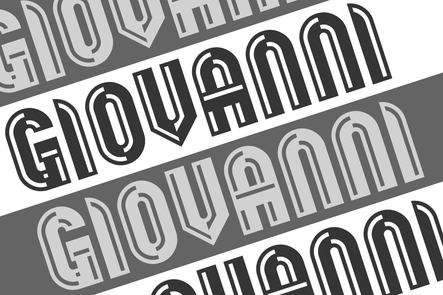 Giovanni: A Retro Display Font