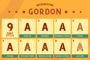 Gordon Font: Bold and Beautiful