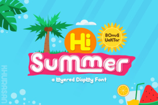 Hi Summer: A Bold Font for Summer Campaigns