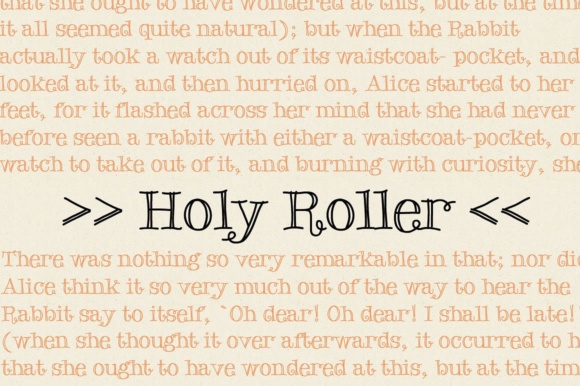 Holy Roller Font Review