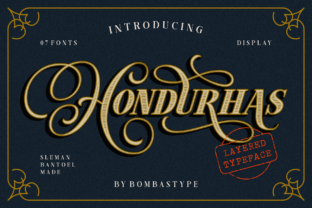 Hondurhas: A Luxurious Display Font