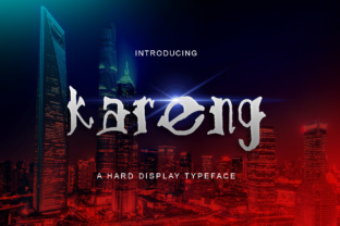 Kareng: A Bold Font for Business