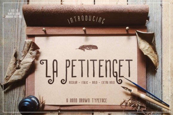 La Petitenget: Elegant Display Font for Crafters