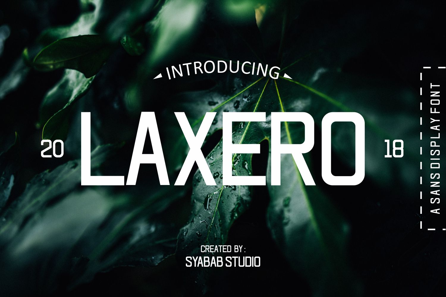 Laxero: A Bold Script for Editorial Design