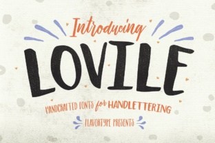 Lovile: A Handcrafted Font for Creative Projects