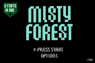 Misty Forest Chalice Font