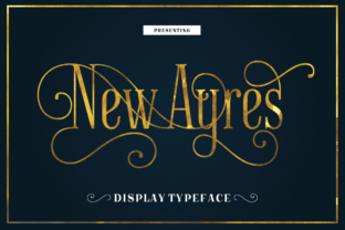 New Ayres: A Bold Display Font
