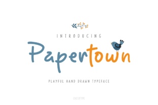 Papertown: A Handwritten Font for Creative Publishing