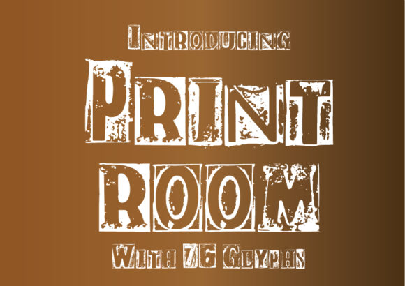 Print Room Font for Creative Projects