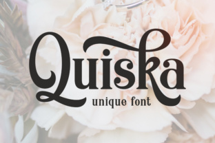 Quiska: A Stylish Serif Font for Crafters
