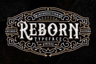 Reborn: A Vintage Font for Modern Brands