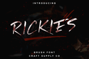 Rickies: A Bold Display Font