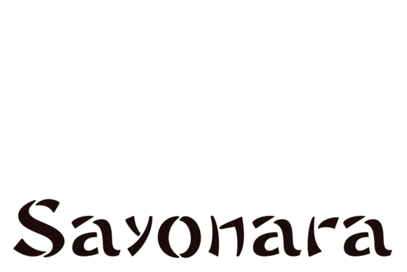 Sayonara Family: Elegant Display Font