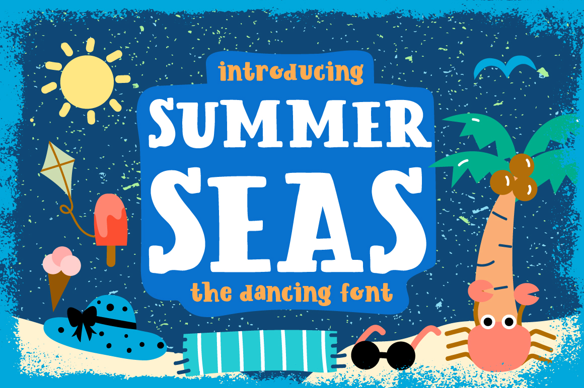 Summer Seas Font for Web Design