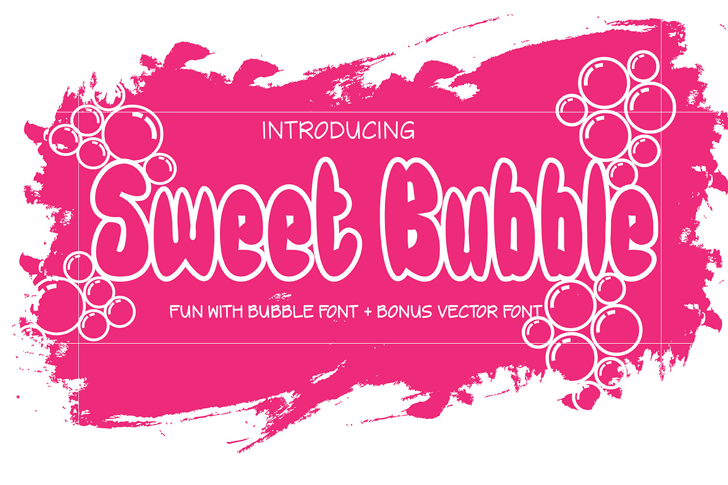 Sweet Bubble: A Playful Font for Editorial Design