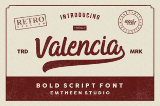 Valencia Typeface: Bold & Vintage