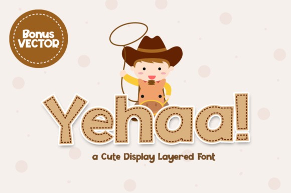 Yehaa: A Bold Display Font for Creative Projects